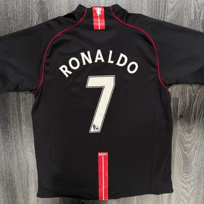 Original Nike Manchester United 2007/2008 Auswärtstrikot Ronaldo 7 Herren Große L