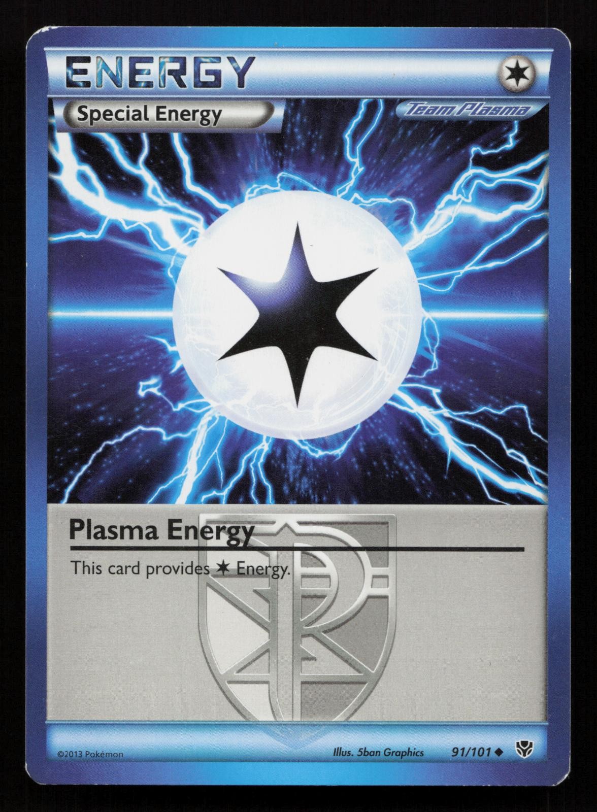 Plasma Energy 91/101 Uncommon Plasma Blast Pokemon LP