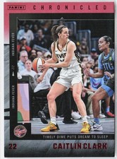 2025 Panini Caitlin Clark Chronicled #31 Caitlin Clark Red Holo