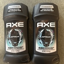 2X AXE Apollo 48-Hour Sweat  Odor Protection Antiperspirant Stick 2.7oz ea.