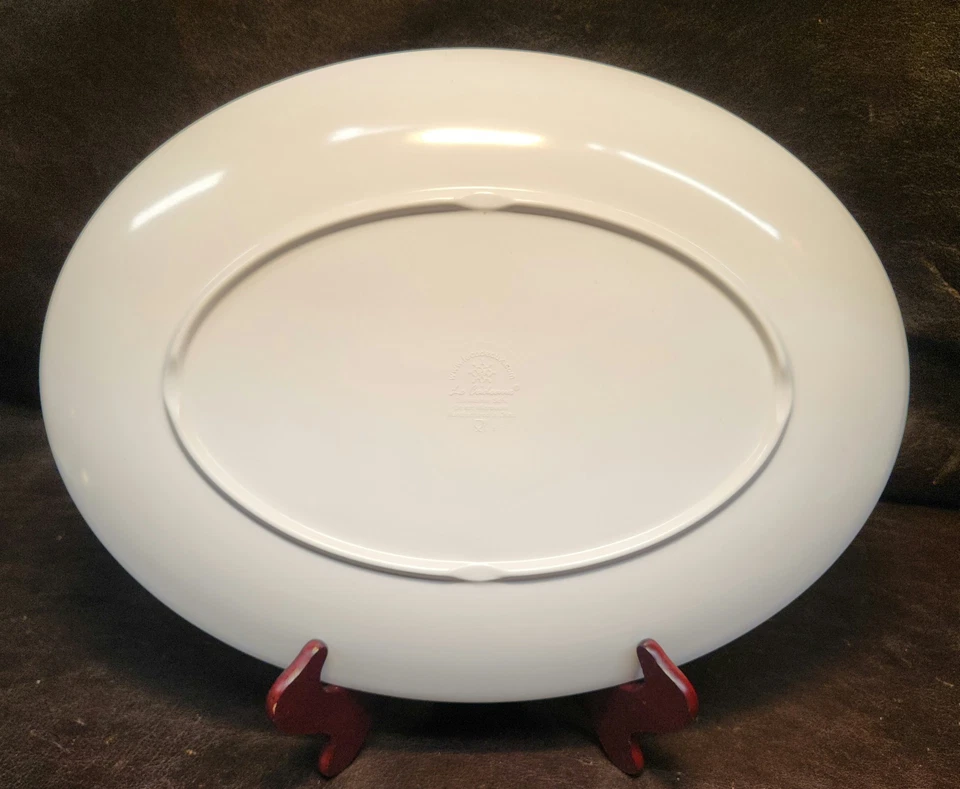 Plato de gallo rojo melamina Le Cadeaux/tablero de corte/8 platos de ensalada, en muy buen estado+ Foto 3 de 4