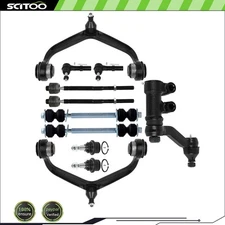 Control Arm w Ball Joints Tie Rod End Sway Bar For 2011-2019 Chevrolet Silverado