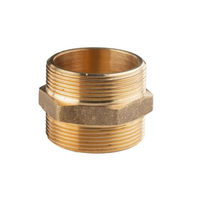 "Messing Gewinde-Fitting Doppelnippel 2\"AG - 2''AG (Dn 50) - Schwere AusfüHrung"