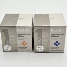 Lot 2 KEARR 1st VISAGE DAY NIGHT CREAM ANTI-WRINKLE ALL SKIN 1.69 fl oz , SEALED