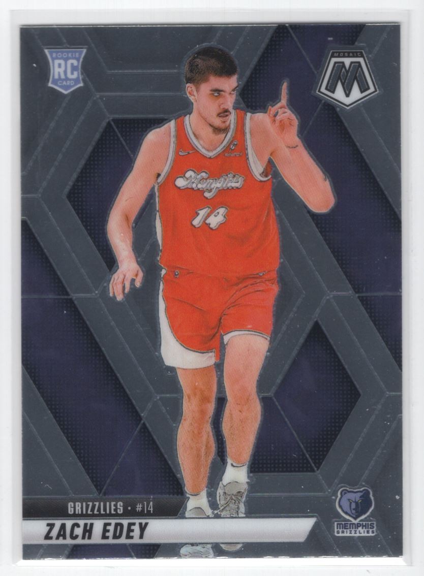 #248 2024-25 Panini Mosaic BASE ] Zach Edey RC Grizzlies