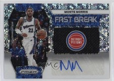 2023-24 Panini Prizm Fast Break Auto Monte Morris #FB-MMW Auto 0ud4