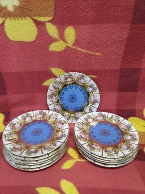 Vintage Bavaria Fragonard Love Story Set OF 12 6.7 '' Plates