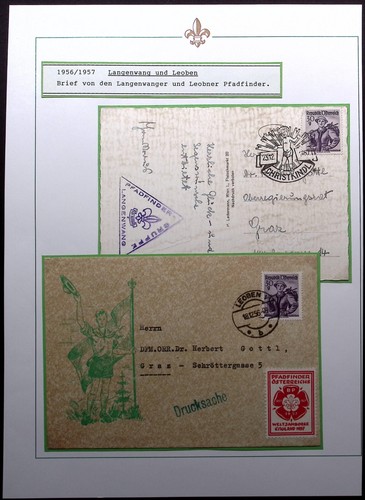 WORLD: 1950s Selection of Scout Association Themed Cards/Covers - 6 Album Pages - 第 5/7 張圖片