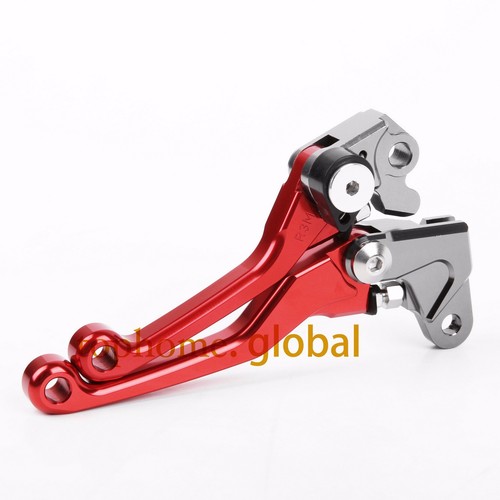 For Honda CR125R CR250R 1992-2003 Clutch Brake Levers Pivot Red US 98 99 01 02 - Foto 2 di 4