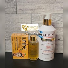 3ps. Lumine Carrot Body lotion, serum  exfoliating Soapx1 bar   AUTHENTIC