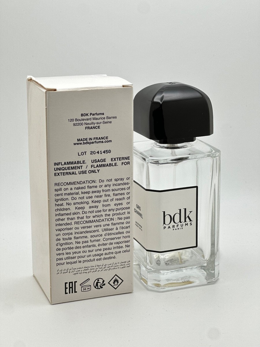 bdk GRIS CHARNEL Eau de Parfum 専用ボックス付き BDK GRIS CHARNEL EXTRAIT 3.4 FL.OZ 100 ML EAU DE PARFUM