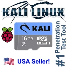 Kali Linux 2025.3 for Raspberry Pi micro SD Card for RPI 3, 4, 5 & 500 64bit