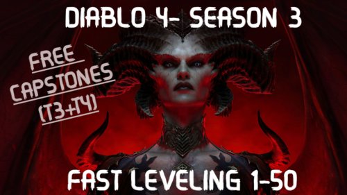 Diablo 4 Season 3 [S3] POWER LEVEL and Dungeon Unlock and Farming 🔝 - Picture 1 of 1