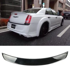 For 2011-2023 Chrysler 300 300S GLOSS BLACK OE Style Trunk Rear Spoiler Wing Lip