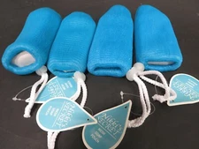 EXFOLIATING SOAP SAVER MESH POUCH BATH SHOWER ( Lot of 4)