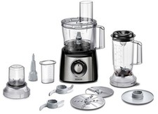 Robot da cucina Siemens/Bosh 800 watt nero/argento multi accessoriato