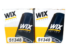 Wix Engine Oil Filter 2 New 51348 Chevrolet Chrysler Dodge Ford Geo Lexus Toyota