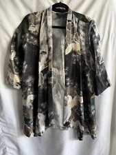 Citron Santa Monica Over Cover Top Blouse Silk sz.M