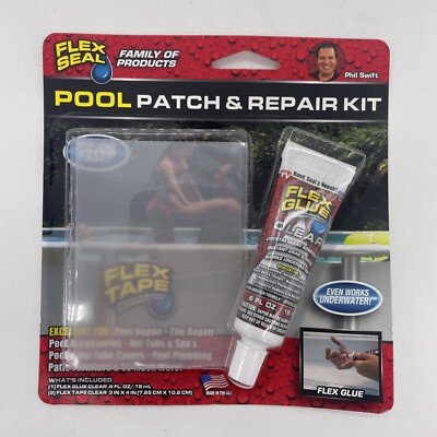 Flex Mini Patch and Repair Kit Pool Repair, Patio Furniture, Water Sports NEW
