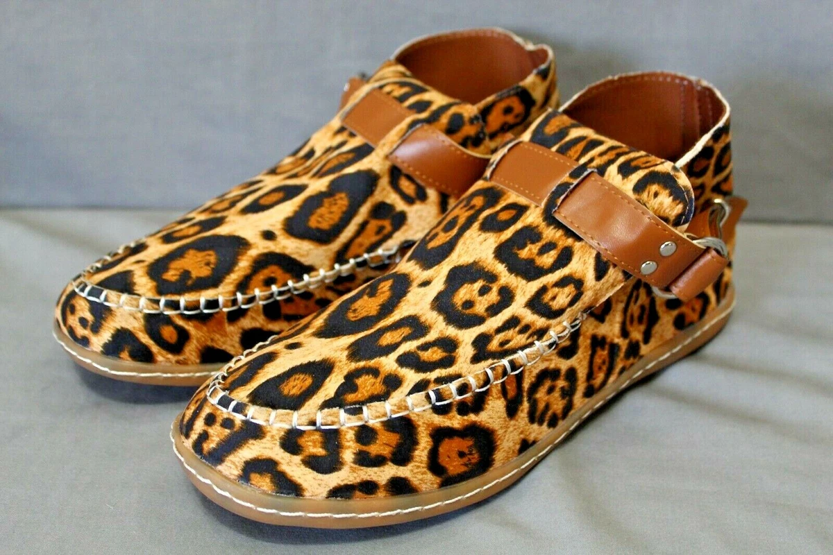 M and s leopard sales print shoes