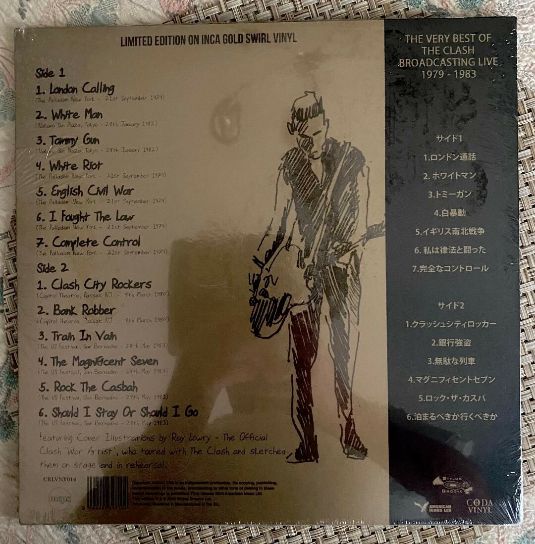 The CLASH The ONLY BAND THAT MATTERS Japan Edition INCA GOLD