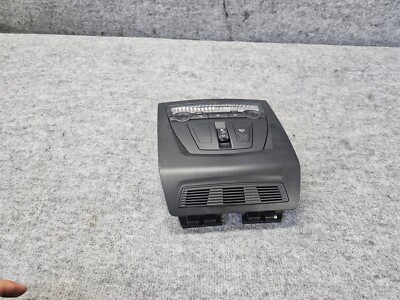 BMW F01 F10 F06 F25 FRONT OVERHEAD ROOF MAIN INTERIOR DOME LIGHT BLACK OEM 56K