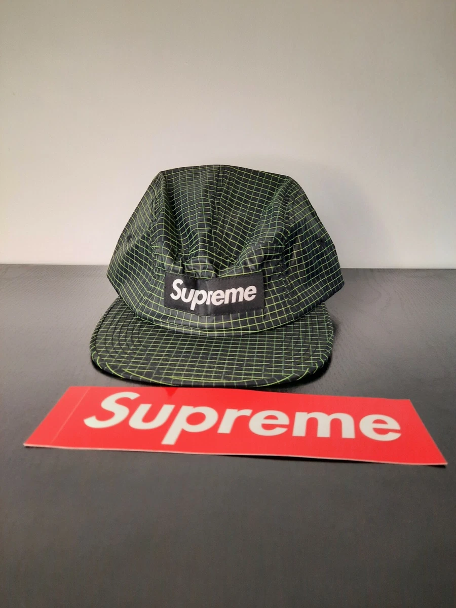 Supreme Ripstop Camp Cap Green Black