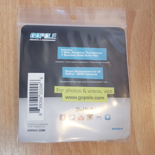 Go Pro & Action Camera High Strength Aluminium Thumbscrew - 100% Brand NEW - Picture 4 of 9