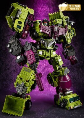 JINBAO Oversized Devastator 6pcs Full Set Green/Yellow Figure Upgrade Kit