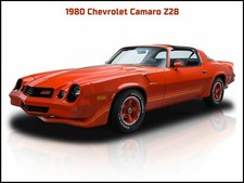 1980 Chevrolet Camaro Z28 New Metal Sign Beautiful Restoration
