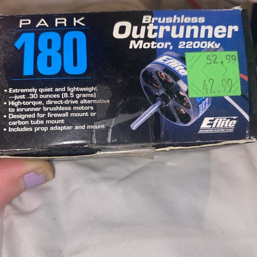 E-flite Park 180 Brushless Outrunner Motor 2200Kv EFLM1120 Electric Brushless
