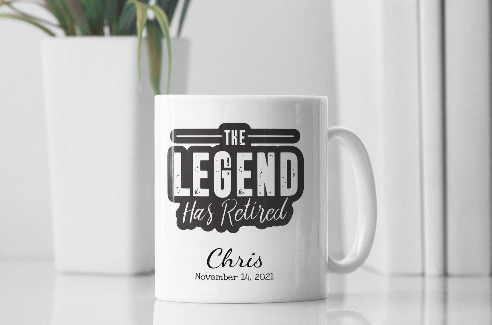 The Legend Has Retired Mug Gift For Retiring Retiring Boss Gift Retired Mug
