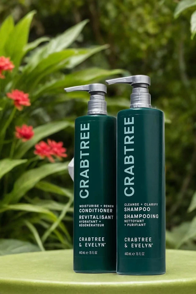 Champú y acondicionador Crabtree & Evelyn Cleanse Clarify 15 oz. (443ml) ¡NUEVO! - Imagen 4 de 4