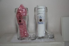 2 Verres a BIERE -BOTTE de NOEL /GOTHIC  25 cl