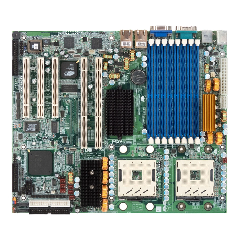 Server Motherboard TYAN S5350 S5350G2NR 2x Socket 604 8x DDR PCI Pci-X - Image 2 of 3