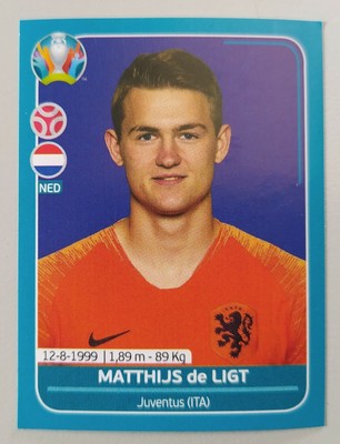 EM 2020 Preview Niederlande Sticker NED12 Matthijs de Ligt