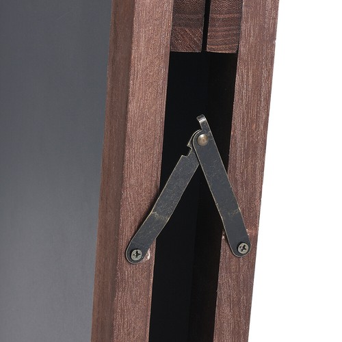 A-Frame Chalkboard Sign Rustic Wooden Blackboard for Office Cafe Teaching Board - Picture 15 of 17