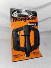 NEW Mongoose Composite BMX Riding Pedals Black 1/2" Pedal Spindle Pacific Cycle