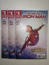 Invincible Iron Man #1 NM! 3 COPIES! Ironheart Disney Plus Jan 2017