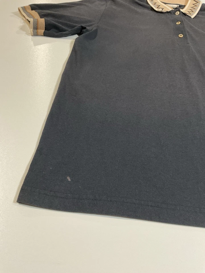 Polo de Golf Marcia Vintage Talla M Hipster Papá Negro Hecho en EE. UU. Años 90 Foto 3 de 4