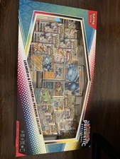 PRISMATIC EVOLUTIONS Lucario EX and Tyranitar EX Premium Collection In Hand!!