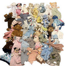 Lovey Security Blankets Lot Plush Baby Doll Reseller Wholesale Bundle 40 Pcs D