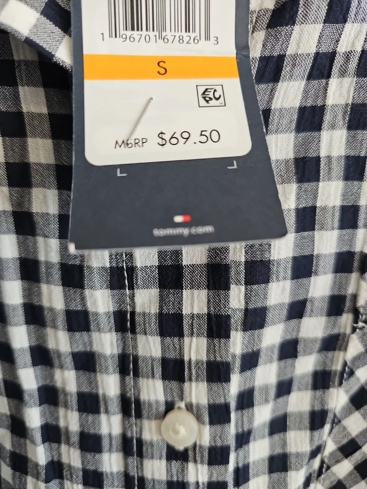 Camisa para mujer Tommy Hilfiger manga larga Heritage talla pequeña Foto 3 de 4