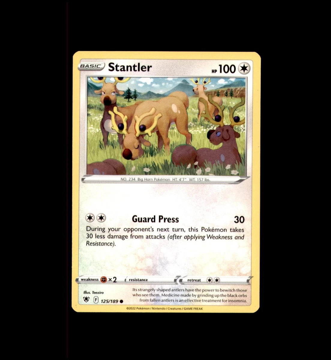 stantler pokemon card Stantler - Unseen Forces
