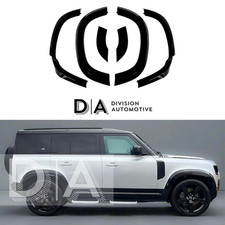 KIT RAZZI PASSARUOTA CARROZZERIA AMPIA NERO LUCIDO PER LAND ROVER DEFENDER 110 L663 20+