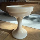Vintage Westmoreland pink Milk Glass Fairy Lamp Light Pedestal Base Only