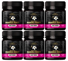 FREZZOR New Zealand Natural Manuka Honey For Cold & Flu Relief 6 Jars