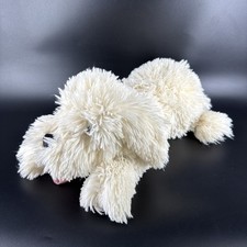 Folkmanis Panting Dog Hand Puppet REALISTIC Shaggy Plush Animal Labradoodle 17"