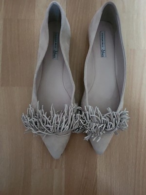Tosca blu Flats 38·Sehr gut·Ballerinas Wildleder Beige