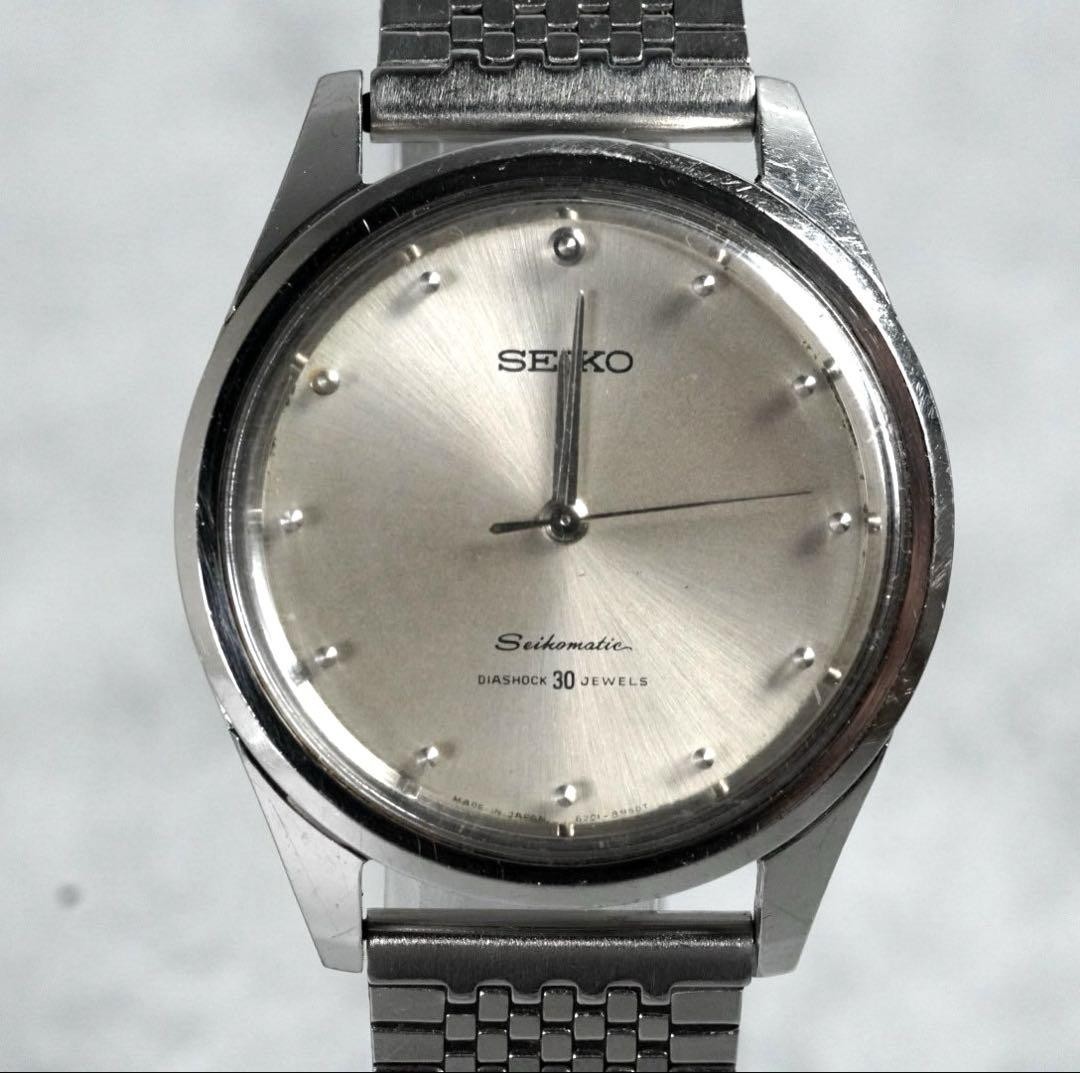 時計 SEIKOMATIC 30 JEWELS AUTOMATIC MENS Seiko Seikomatic Slim Date 30 Jewels Overhauled Automatic